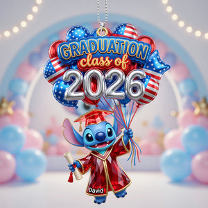 Cute Graduation Balloon Car Ornament Personalized Gifts For Graduates 05PAQN090526-Homacus