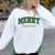 Merry Christmas Side Bow Embroidered Sweatshirt 10acqn011124-Homacus