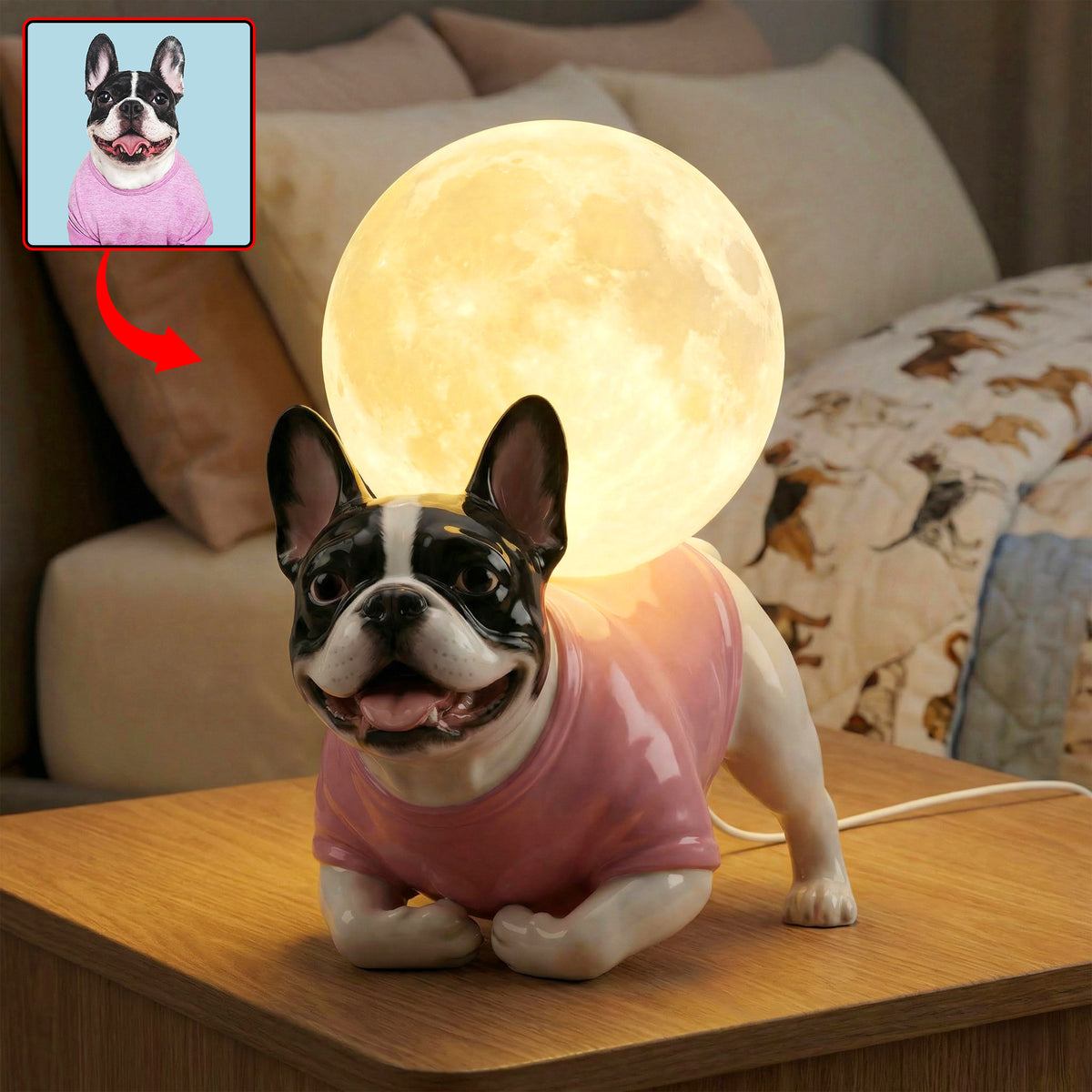 Dog Moon Light Box - Custom Photo Gifts For Dog Lovers 03naqn020426-Homacus