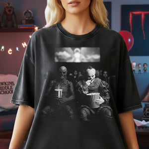 Horror Washed T-Shirt - Personalized Gifts 04naqn111225-Homacus