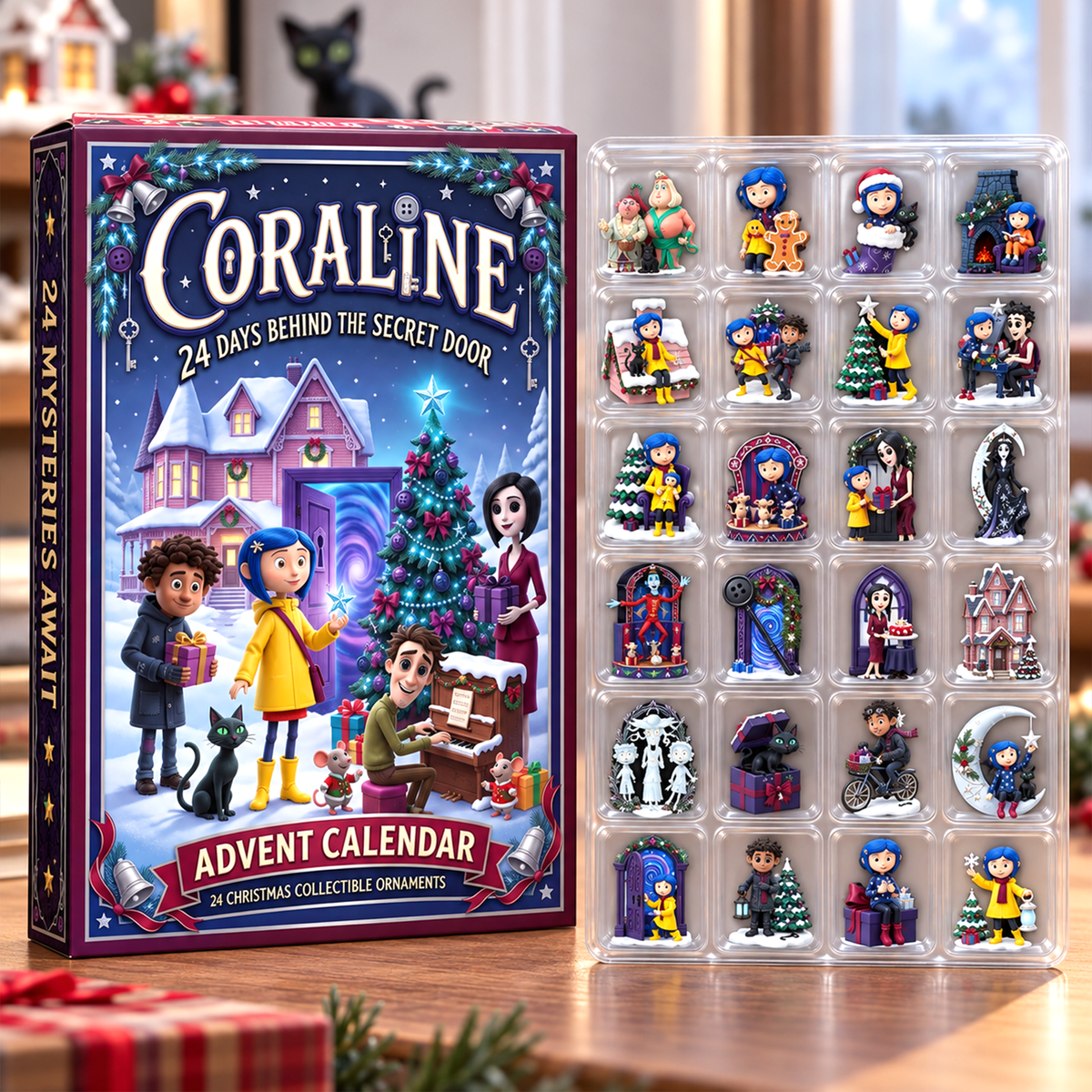 Whimsical Christmas - Behind the Secret Door Gothic Advent Calendar Blind Box - Personalized Christmas Gifts 06tyqn271026-Homacus