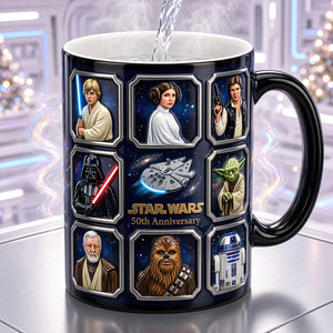 Warriors Precious Journey Merry 50th Anniversary Magic Mug - Personalized Gifts 01nadt141026-Homacus