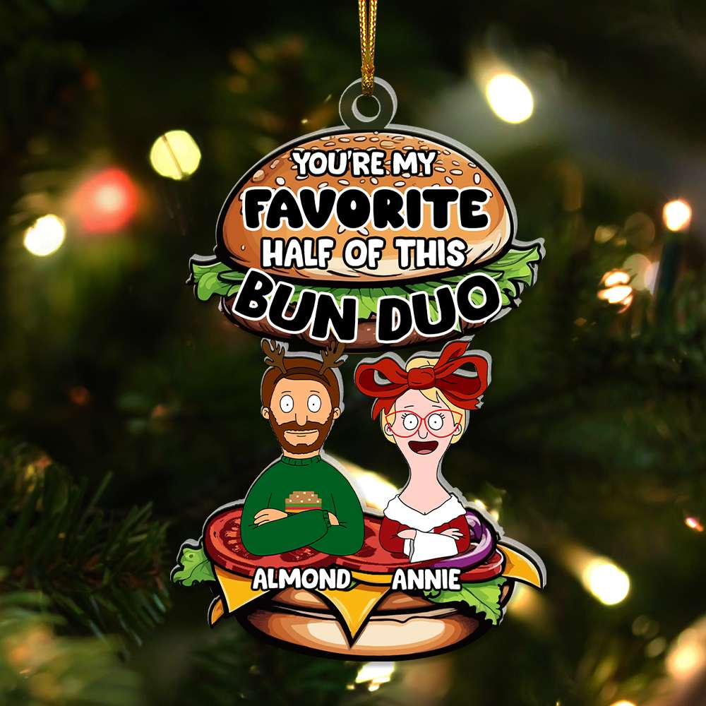 Personalized Gifts For Couple Tasty Acrylic Ornament 03TOLU131124HG-Homacus