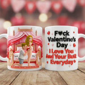 Cheeky Couple Coffee Mug - Personalized Gifts For Couples 01natn131225-Homacus