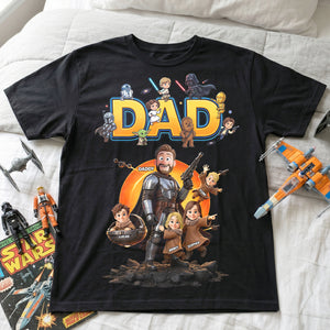 The Greatest Warrior Dad Shirt - Personalized Gifts For Dads 01hutn050626