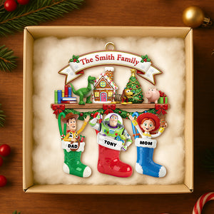 Cute Animated Characters Ornament Personalized Christmas Gifts For Family 03hudt051125-Homacus