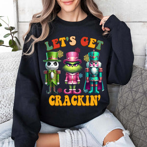 Gifts For Christmas Sweatshirt, Let's Get Crackin' 01KADT011124-Homacus