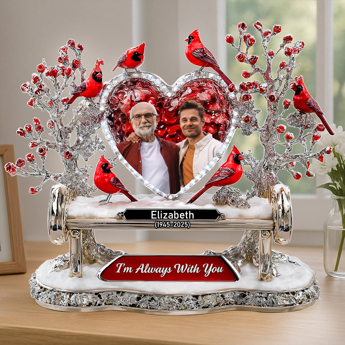 I'm Always With You Acrylic Plaque - Memorial Custom Photo Gift For Heaven 04TGLU090625-Homacus