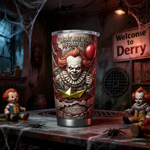 Creepy Clown Horror Tumbler - Personalized Gifts For Horror Lovers 02PALU200126-Homacus