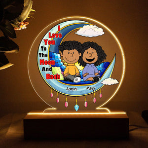 Personalized Gifts For Couple Lover LED Light 03XQDT191224HH-Homacus