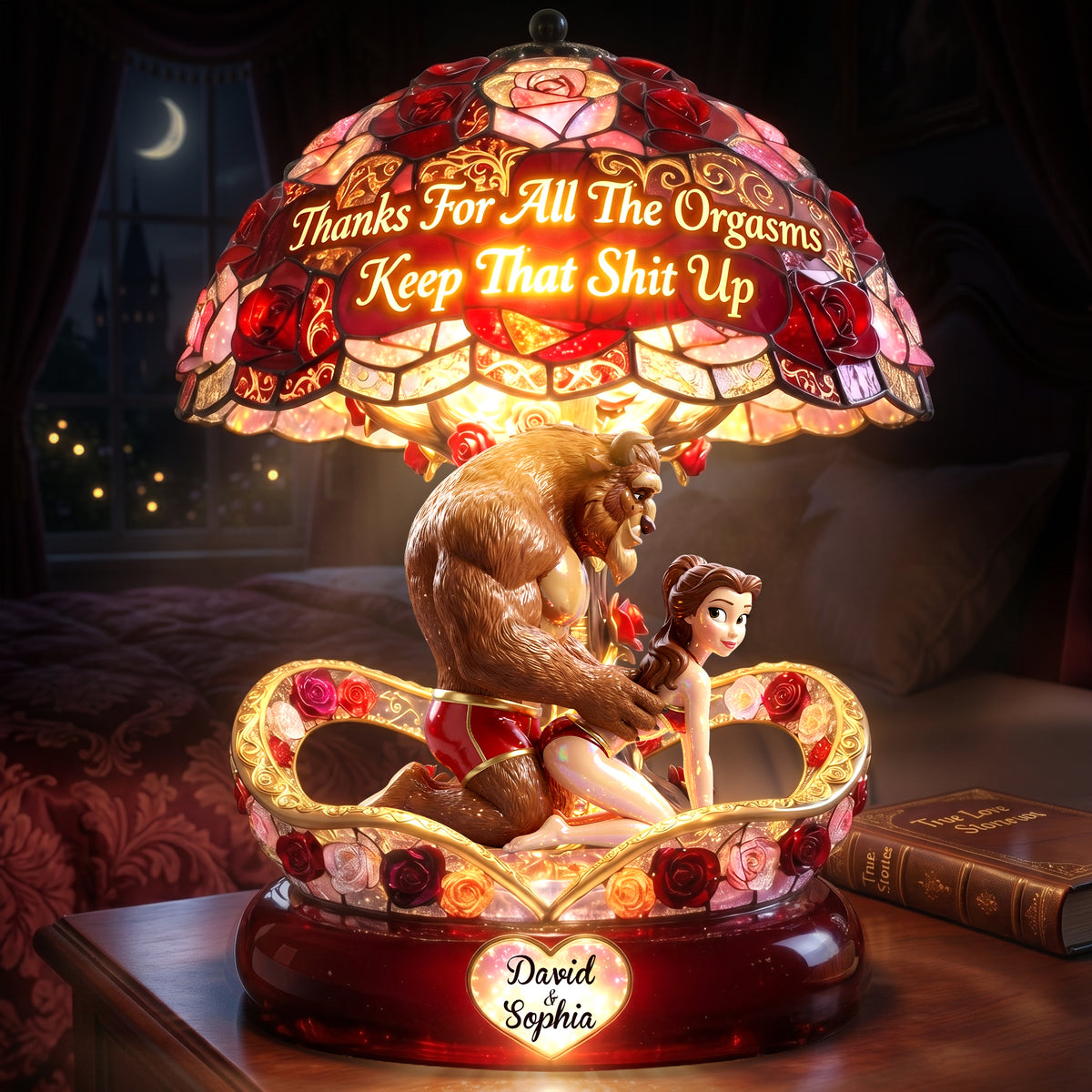 Naughty Fairy Tales Couple Acrylic Light Box -  Personalized Gifts For Couple 05ohlu180626