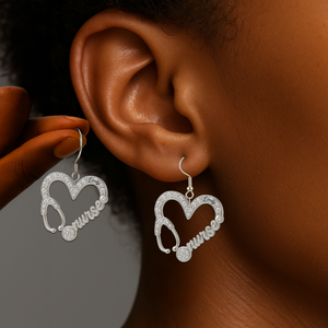 Nurse Acrylic Earrings - Personalized Gift For Nurse 01TOPU110725-Homacus
