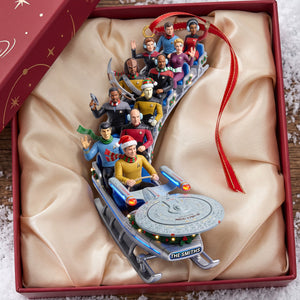 Fun Warp Speed On Snow Ornament, Personalized Gift 02QHTA110926