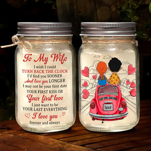 Personalized Gifts For Wife Mason Jar Light 02xqtn231224hg I Love You Forever And Always-Homacus