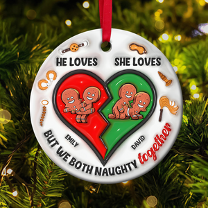 Personalized Gifts For Couple Ornament Cute Inflated Effect 01ohpu221024-Homacus