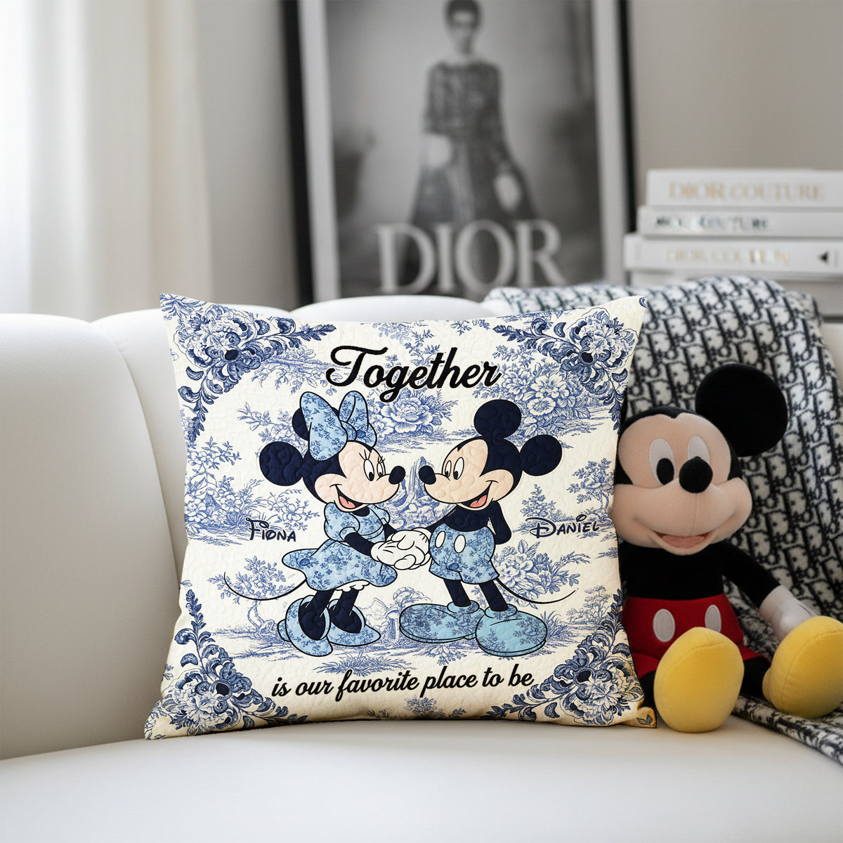 Sweetheart Couple Square Pillow - Personalized Gifts For Couples 07PGLU031025-Homacus