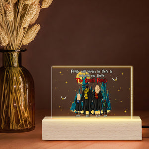 Personalized Gifts For Wizard Family LED Light, Welcome Home 01KAMH250724TM-Homacus