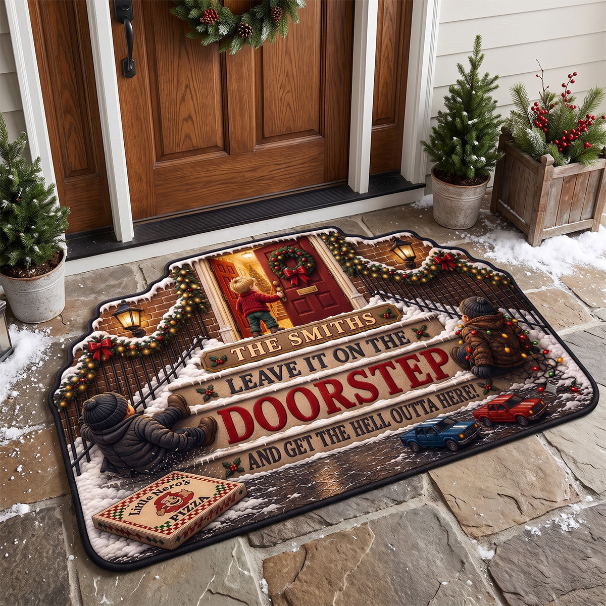 Funny Christmas Doormat - Personalized Christmas Gifts For Family 07hadh280826-Homacus