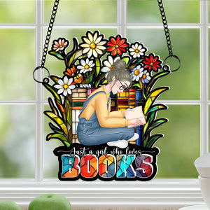 Personalized Gifts For Girl Book Lover Acrylic Suncatcher 03XQLU251224HG-Homacus