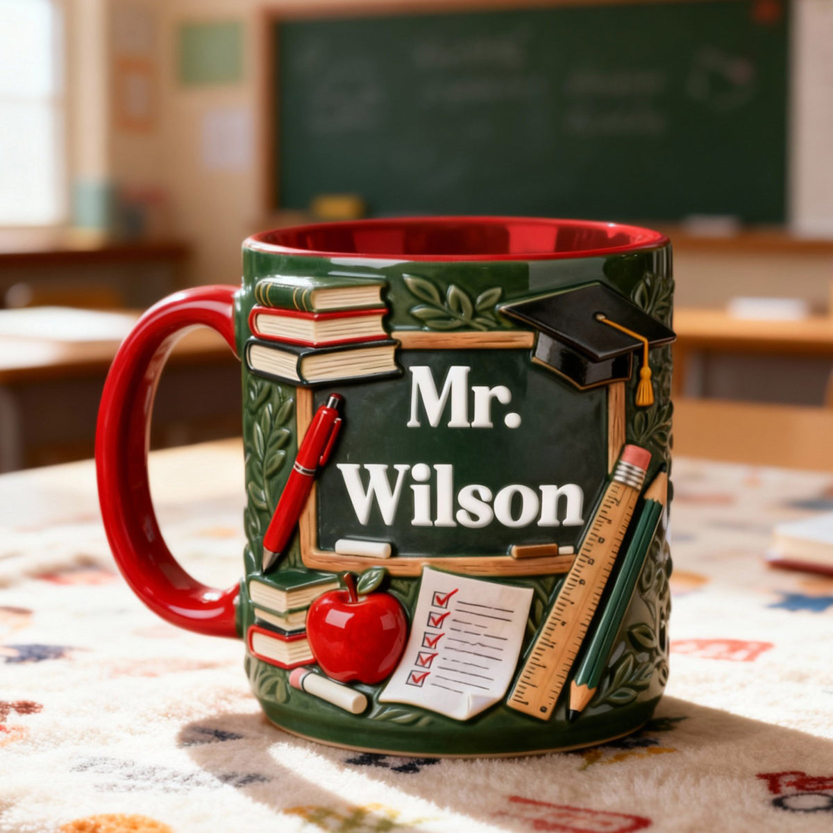 Teacher Appreciation Accent Mug - Personalized Gifts For Teachers 03hymg070126-Homacus