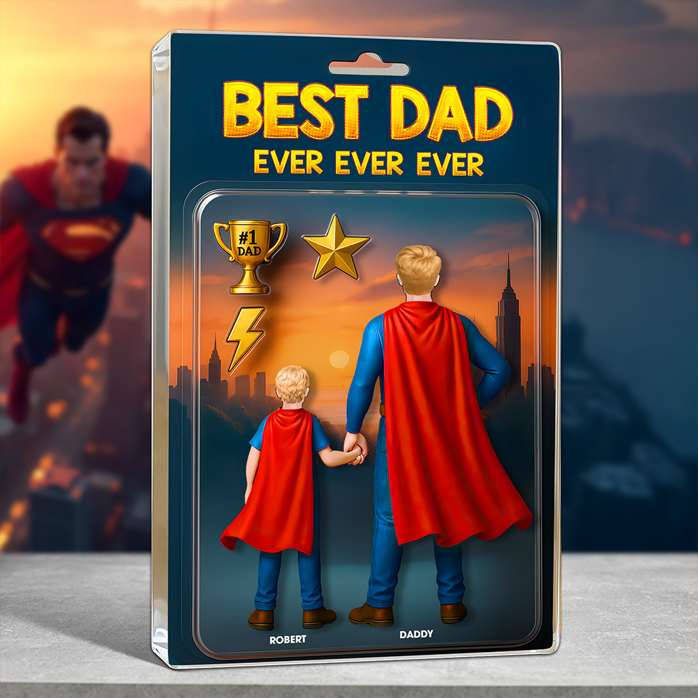 Super Dad Plaque - Personalized Gifts For Dad 01hupu290425-Homacus