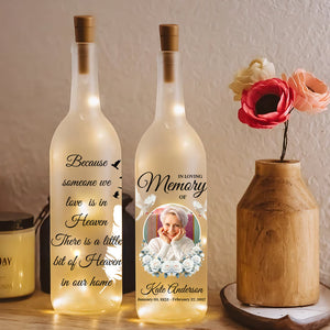 Custom Photo Gifts For Heaven Bottle Lamp 01HUDT220225-Homacus