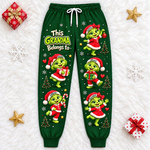 Cozy Christmas Sweatpants - Personalized Gifts For Grandma 06tyqn011026-Homacus