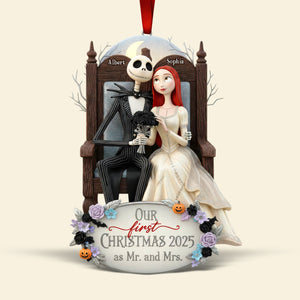 First Christmas Together Acrylic Ornament - Personalized Gifts For Couple 04TOQN011125-Homacus