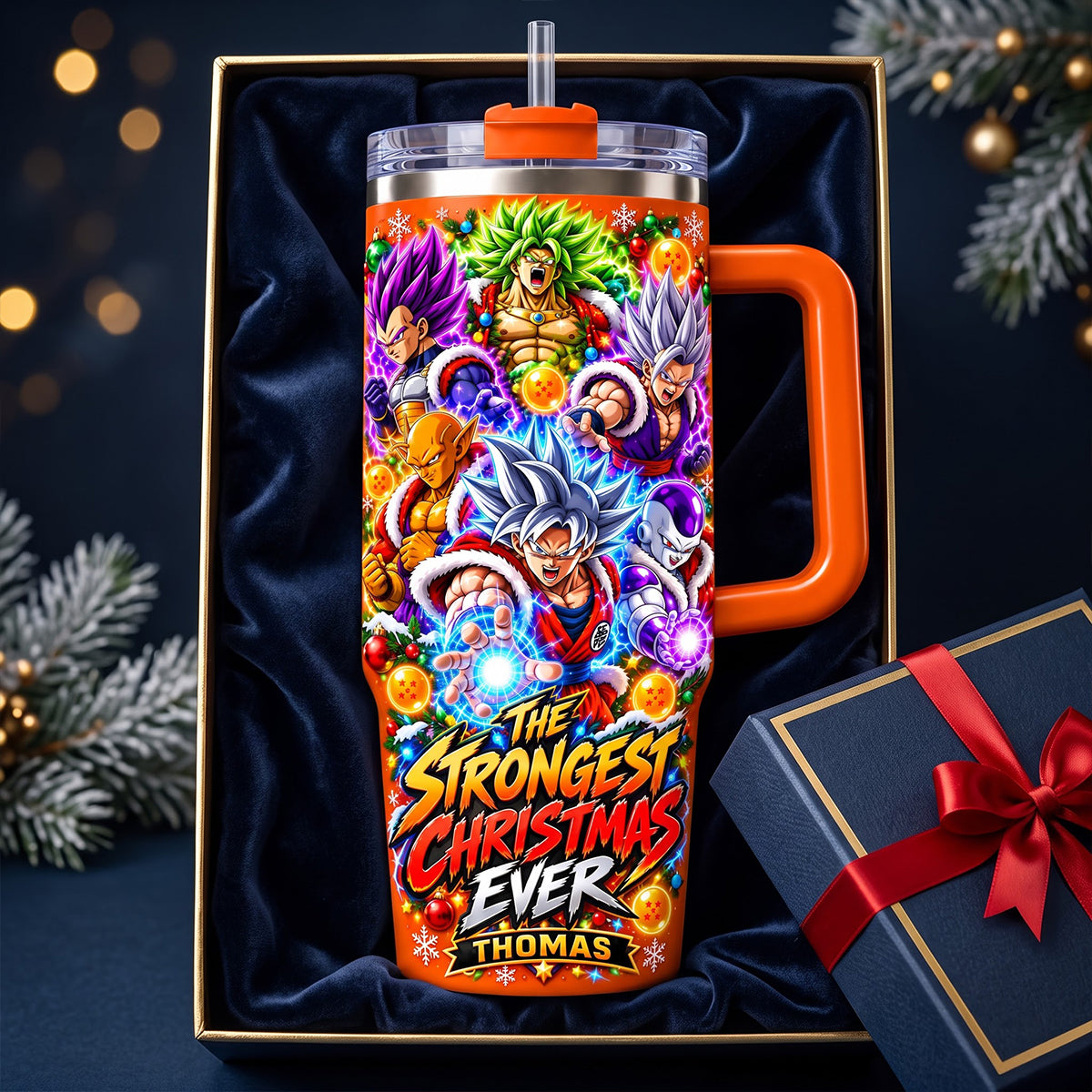 The Strongest Christmas Tumbler With Handle - Personalized Gifts For Christmas 08tydt191026-Homacus
