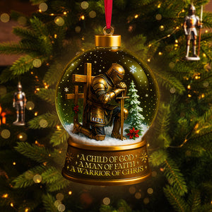 Warrior Ornament - Personalized Gifts For Christian 03tota190825-Homacus