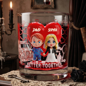 Better Together Whiskey Glass - Personalized Gifts For Couple 04OHLU060626-Homacus