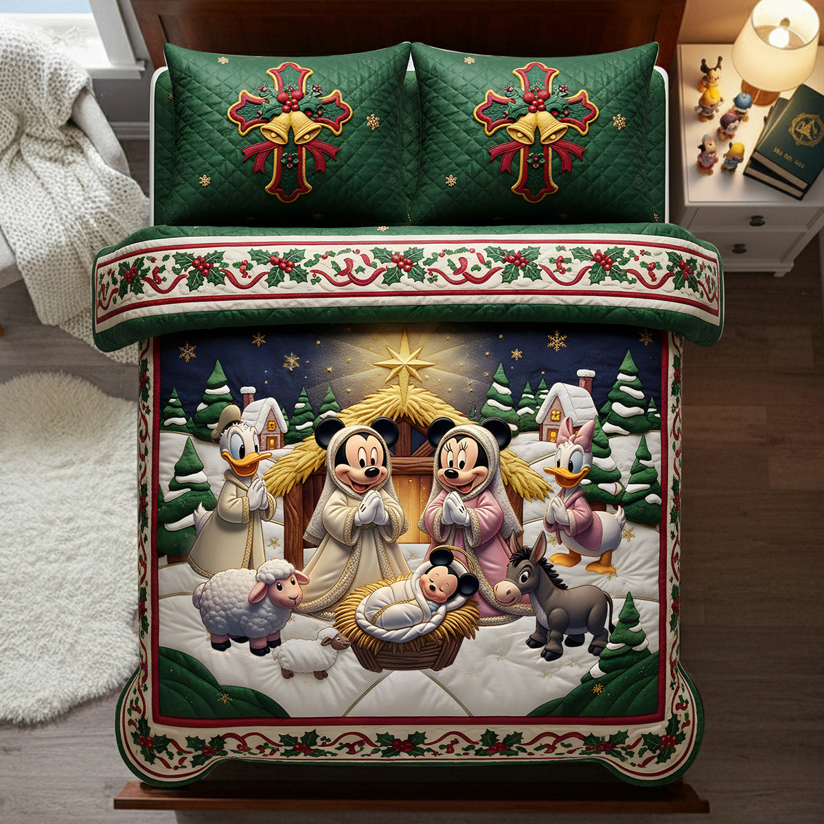 Christmas Faith Quilt Bed Set - Personalized Gifts 11PALU141125-Homacus