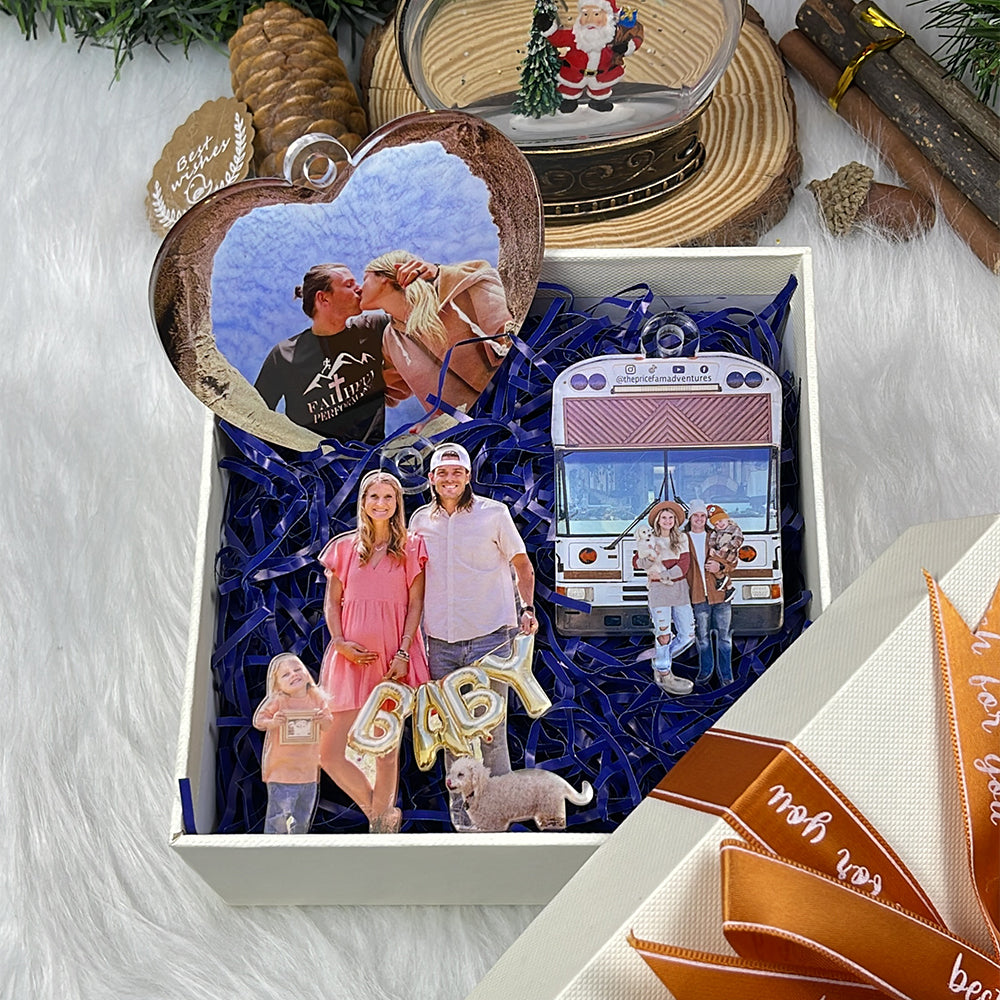 Custom Photo Gifts for Couple Ornament 68acvp140924-Homacus