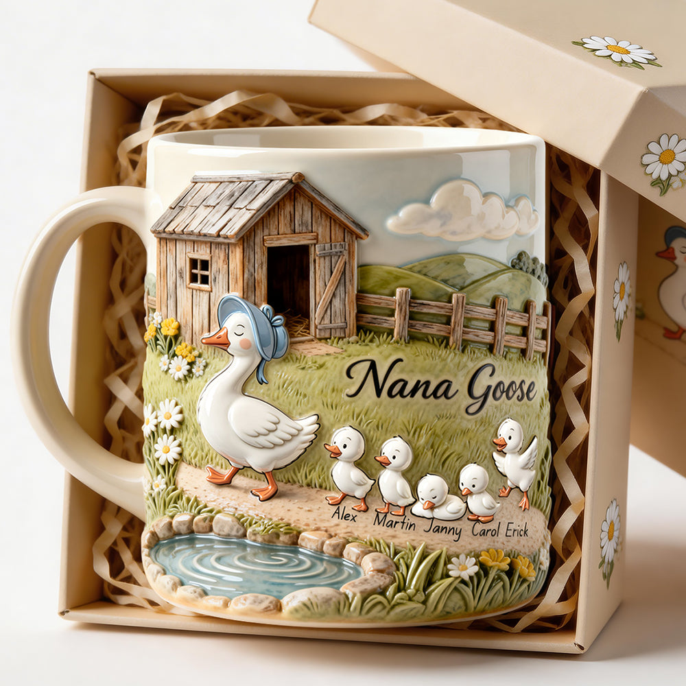 Nanna Goose Coffee Mug - Personalized Mother's Day Gifts 04NADT280226-Homacus
