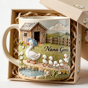 Nanna Goose Coffee Mug - Personalized Mother's Day Gifts 04NADT280226-Homacus