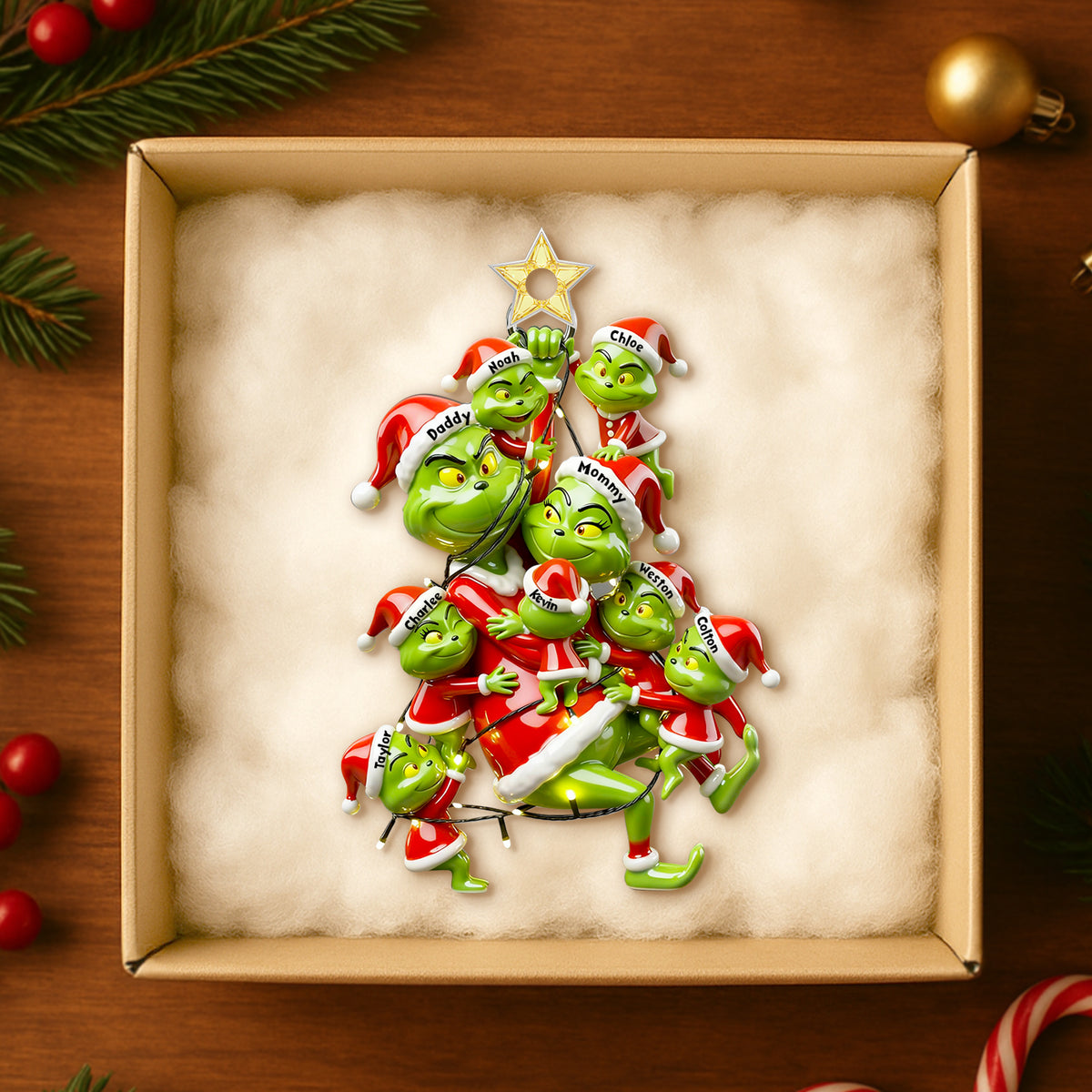 Fun Playing Family Hanging Ornament - Personalized Gifts For Family 03QHDT061025-Homacus