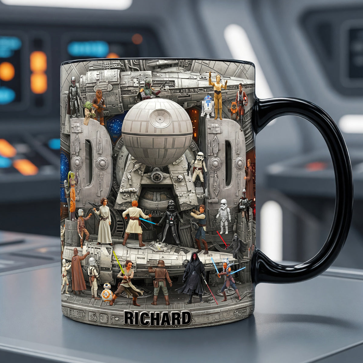 Dad Stand Out Of This World Magic Mug - Personalized Gifts For Dad 05QHQN070526-Homacus