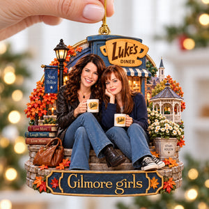 Mother and Daughter Christmas Ornament - Personalized Gifts For Christmas 06naqn240926