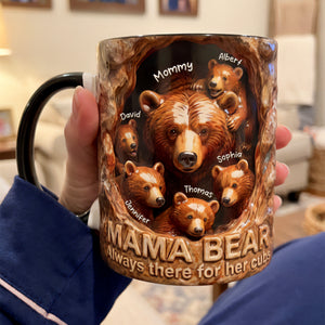 Mama Bear Cozy Nest Coffee Mug, Personalized Gifts For Mom 02qhqn280126-Homacus