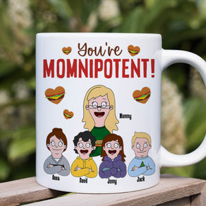 Personalized Gifts For Mom Coffee Mug 02natn120225hg You're Momnipotent-Homacus