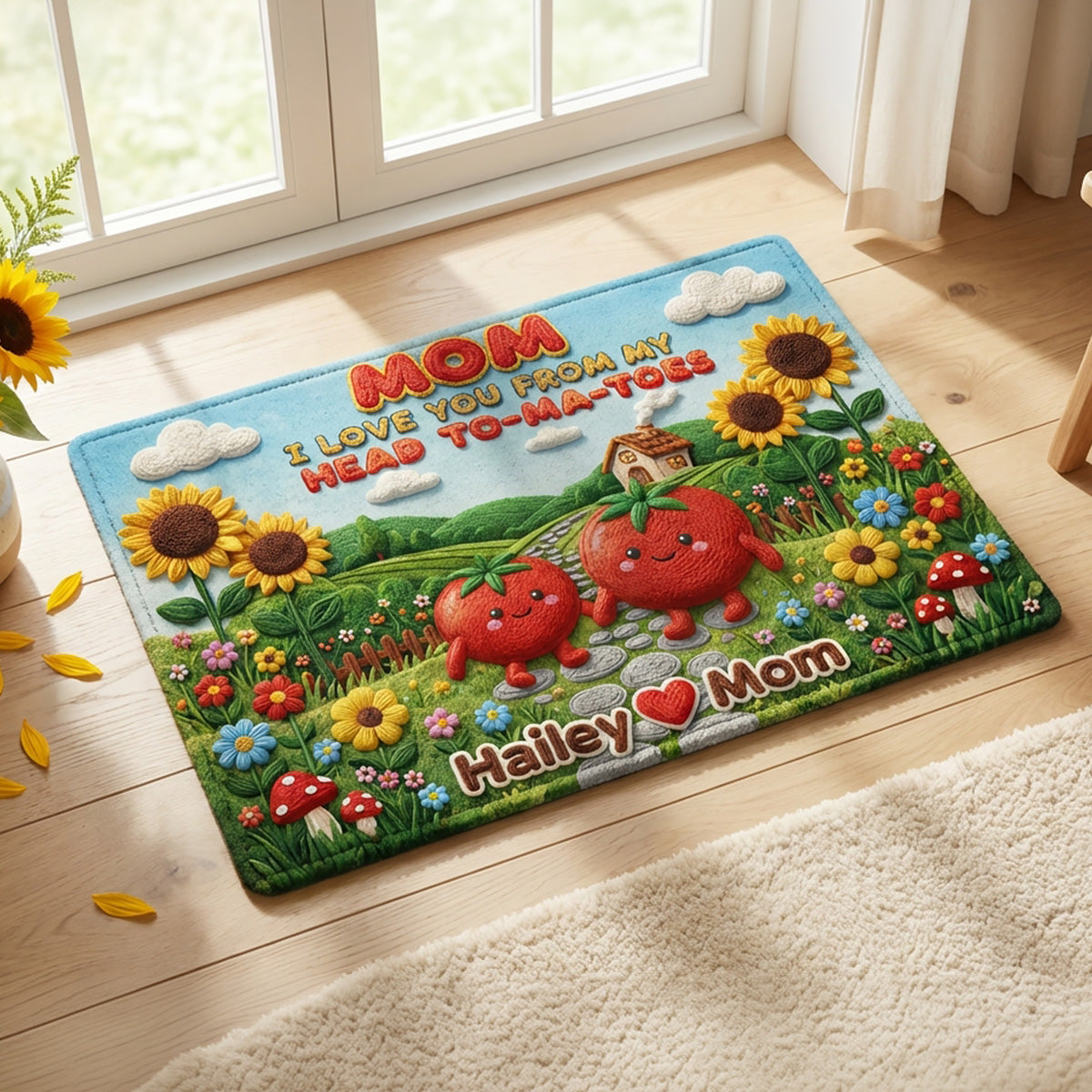 Adorable Tomato Doormat - Personalized Gifts For Mom 04tymg040326-Homacus