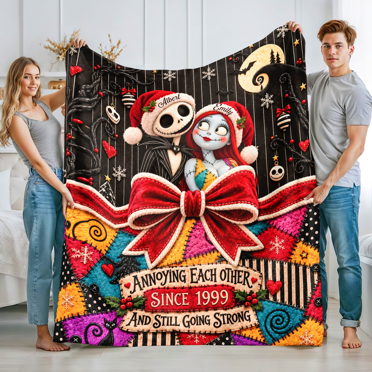 Annoyingly In Love Couple Blanket - Personalized Christmas Gifts For Couple 03paqn170926-Homacus