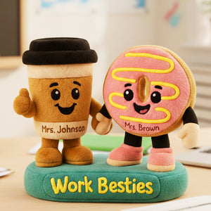 Work Besties Custom Shape Pillow - Personalized Gifts For Besties 02nata151125-Homacus