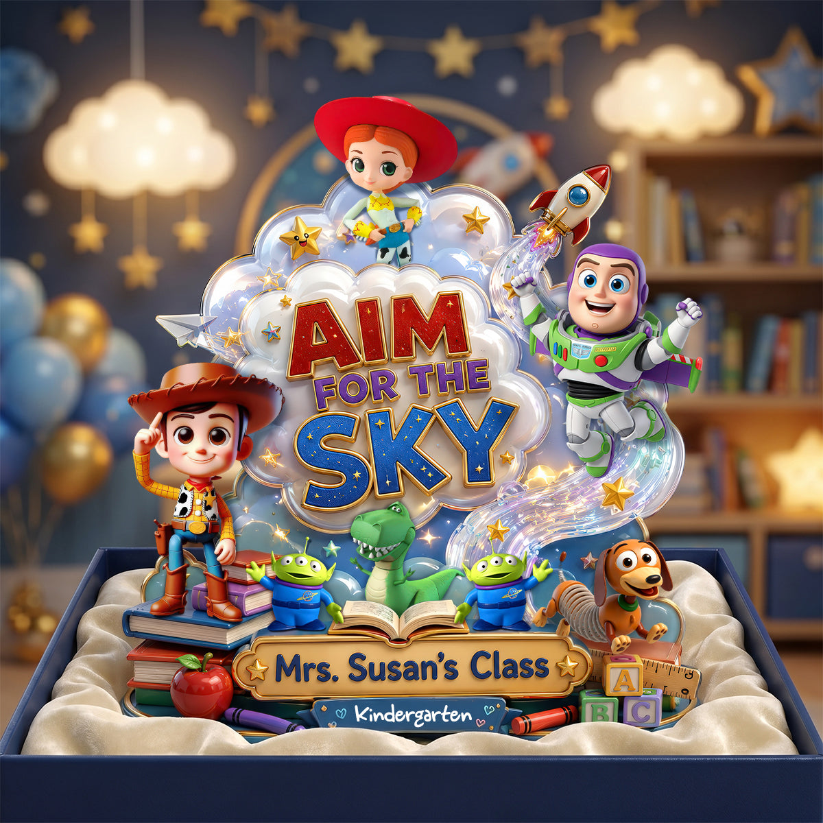 Aim For The Sky Acrylic Plaque - Personalized Gifts For Teachers 01hadh240626-Homacus