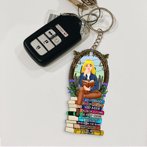 Personalized Gifts For Book Lover Keychain 05HUPU271224PA-Homacus