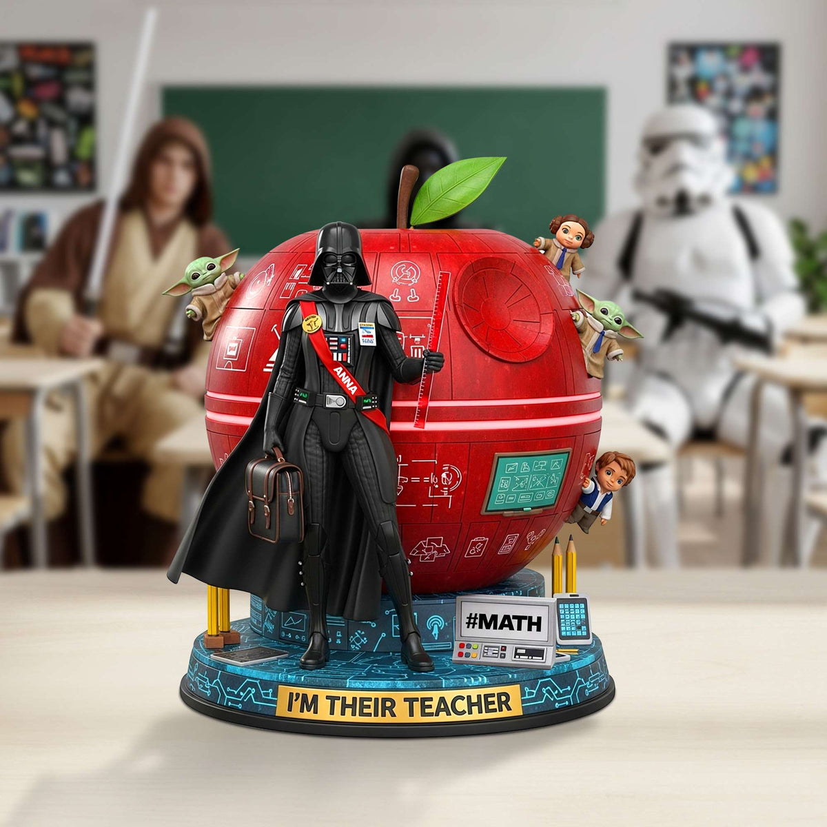 Galactic Teacher Acrylic Plaque - Personalized Gifts For Teacher 03TGTN140625-Homacus