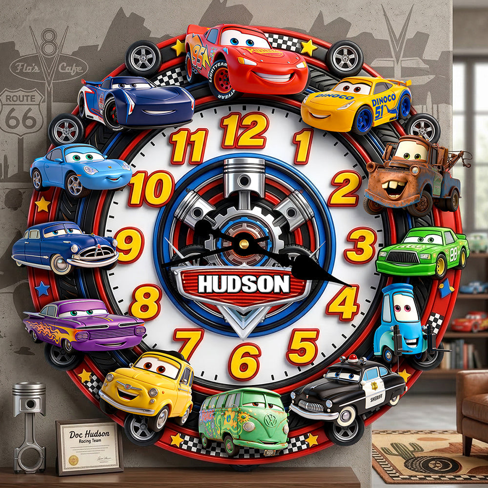 Speed Legends Wall Clock Personalized Gifts For Speed Lovers 011NADT170326-Homacus