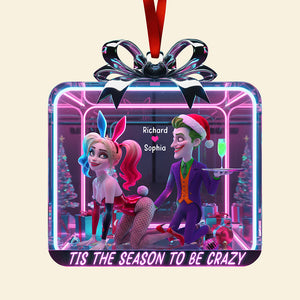 Naughty Couple Christmas Ornament - Personalized Gifts For Couple 02paqn091025-Homacus