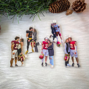 Custom Photo Gifts for American Football Lovers Ornament 60acvp140924-Homacus