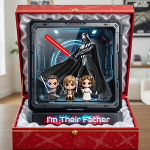 Cosmic Dad And Kids Acrylic Plaque - Personalized Gifts For Dad 042huqn310326-Homacus